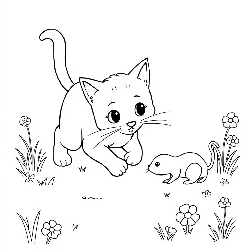 猫に関連する魅力的な塗り絵アイデア