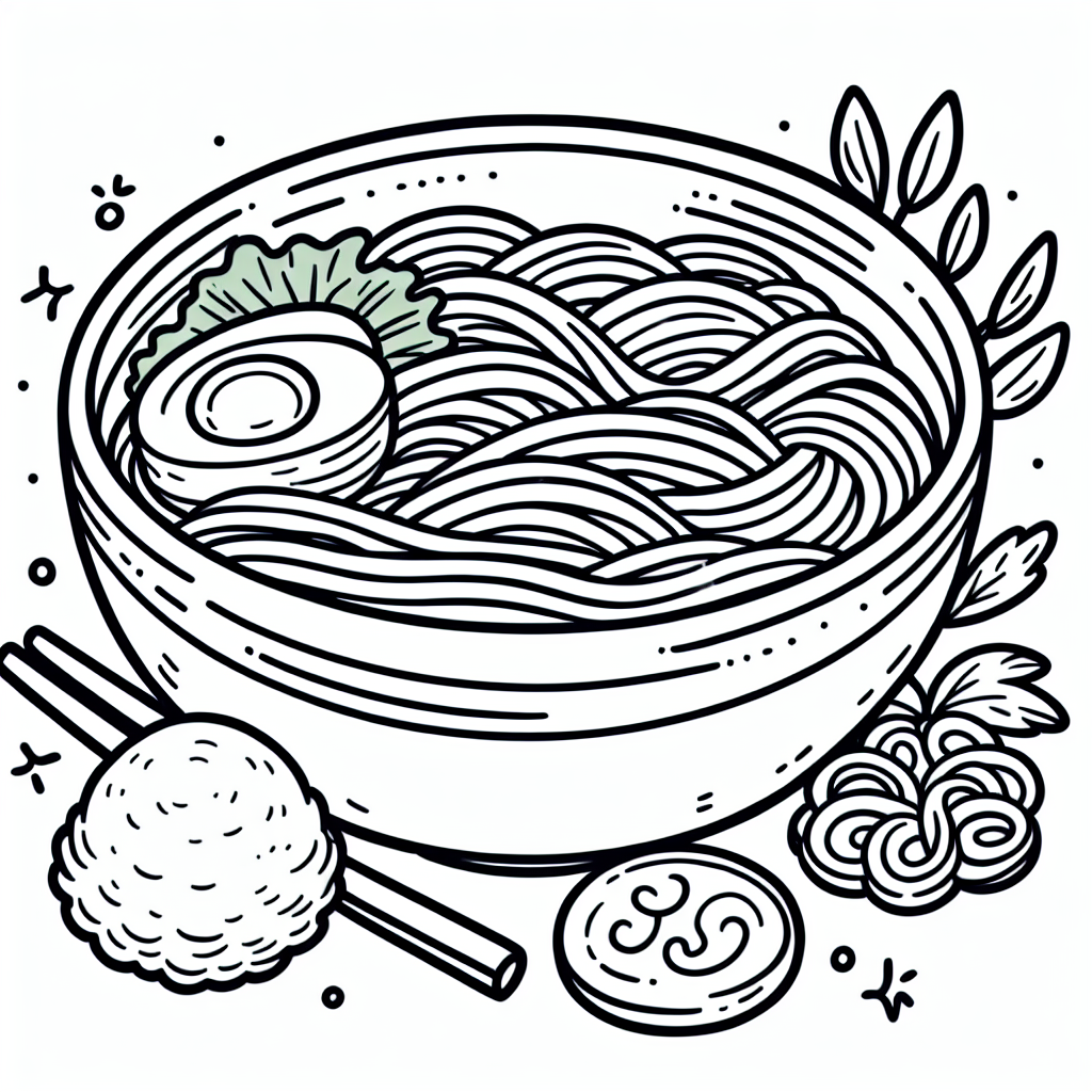 ラーメンを楽しむためのぬりえアイデアとトレンド