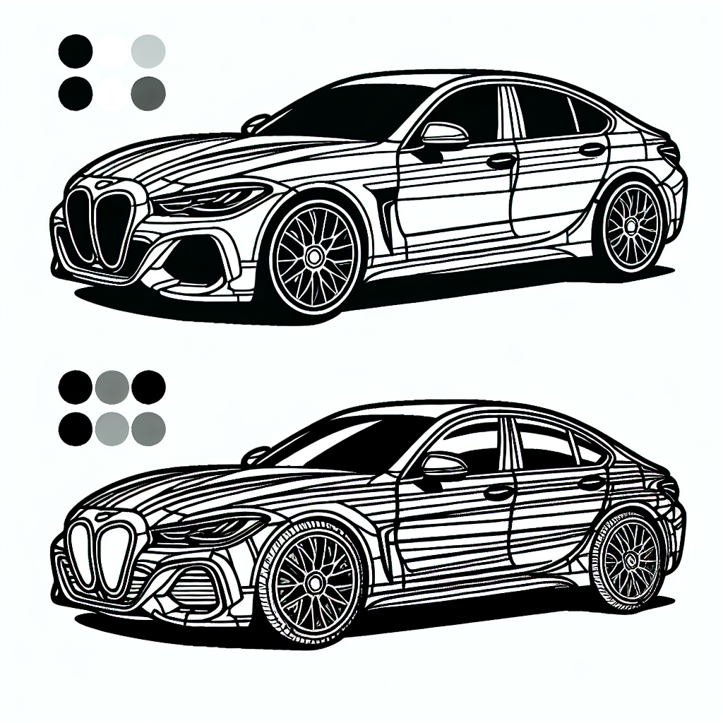 車を使った最新のぬりえアイデアとトレンド