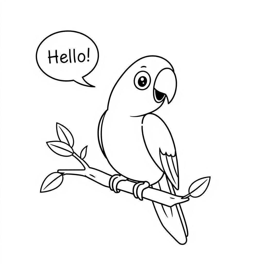 コンゴウインコの塗り絵アイデアと楽しみ方
