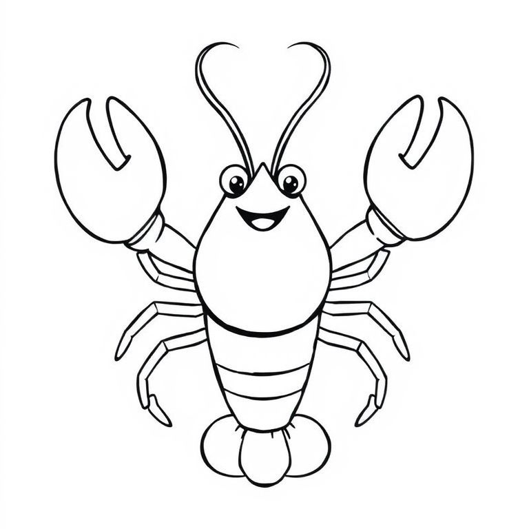 エビの塗り絵で創造力を広げよう！