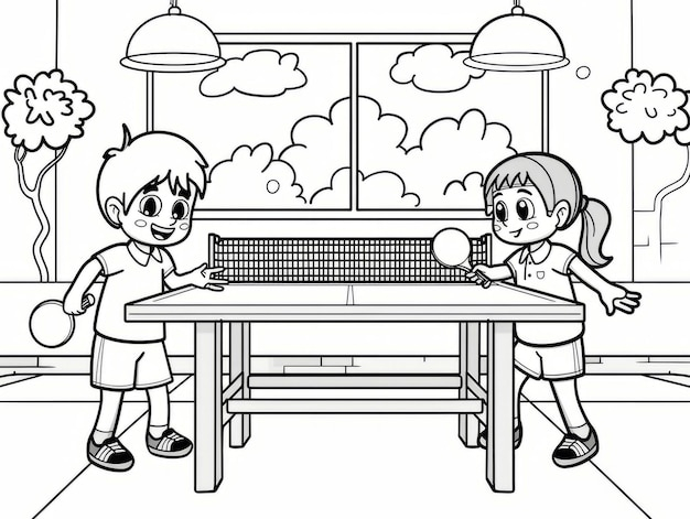 子供向けスポーツ塗り絵 - その他のカテゴリーで楽しく学ぼう