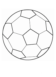 サッカーボールの塗り絵｜無料で楽しめる子供向け塗り絵素材