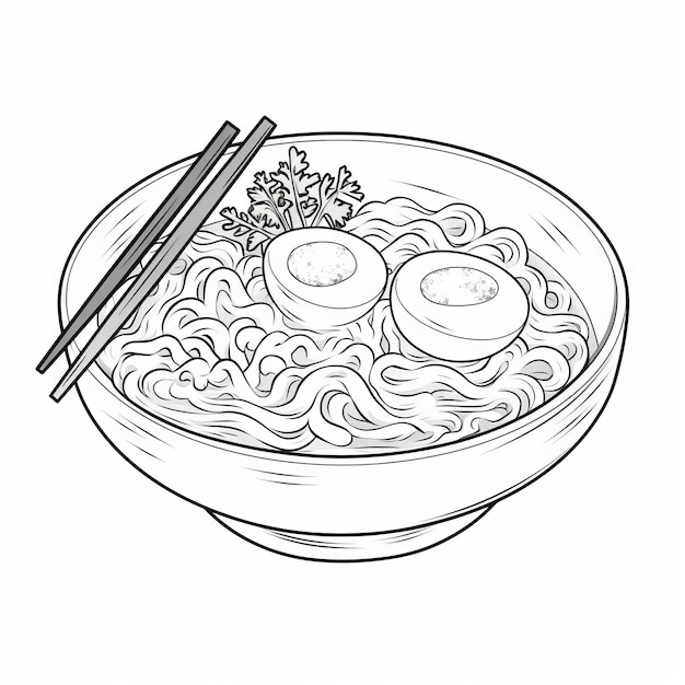 楽しいラーメンぬりえのアイデアとトレンド